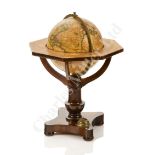 A 7IN. TERRESTRIAL GLOBE BY CARL J.S. BAUER, NUREMBERG, CIRCA 1841