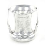 J.E. Caldwell & Co sterling Philadelphia Gun Club, Omnium Cup dated September 12, 1959; listing 19