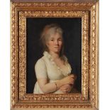 Louis-Leopold Boilly (French, 1761-1845) PORTRAIT DE FEMME oil on canvas, framed, signed lower right