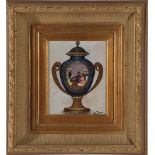 Pair British school still life paintings, signed B. Jones oil on canvas, H10" W8" and framed H19 1/
