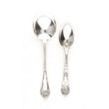 Gorham Zodiac, and Towle Rustic sterling spoons 12 Zodiac teaspoons L5 3/4"; and 6 Rustic soups L6