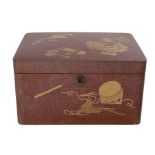 Fine Japanese lacquer lock box