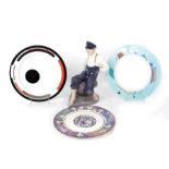 World's Fair and MOMA special issue plates, and Royal Copenhagen figure (4pcs)