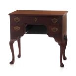 Queen Anne style mahogany lowboy