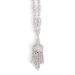 Ornate diamond pendant necklace