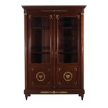 Napoleon II bronze-mounted mahogany cabinet