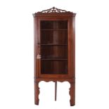 American cherry corner cabinet