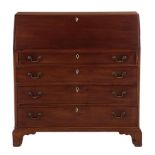 Georgian mahogany slant-front writing desk