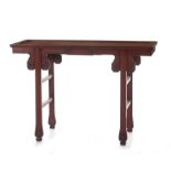 Chinese carved huanghuali altar table