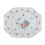 Chinese famille rose porcelain platter