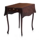 George III mahogany Pembroke table, manner of Chippendale