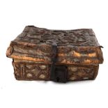 Spanish Colonial rawhide petaca (document box)