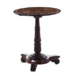 English rosewood and Italian specimen-top table