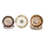 Austrian and French porcelain pictorial plates (6pcs)