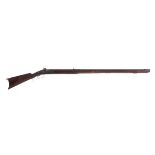 R Kingsland & Co approx. 36 caliber Kentucky long rifle