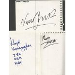 Sport collection. Signed album pages includes Henry Cooper, Peter Ebdon, Kriss Akabussi, Barry