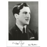 Sqn. Ldr. Stuart Nigel Rose WW2 Battle of Britain pilot signed 7 x 5 black and white portrait