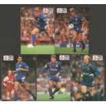 Oldham Athletic 5 Pro Set Cards Signed By Jon Hallworth, Nick Henry, Graeme Sharp, Richard