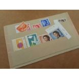 Hong Kong stamp collection. Nine Hong Kong stamps, mainly QEII unmounted defs. Includes $2 and $