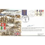 Mj Gen H.R.B. Foote VC signed 50th ann WW2 cover JS50/42/7 The Retreat To El Alamein PRINTED