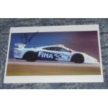 Steve Soper signed photo. Colour 8x12 Touring Cars action photo signed by driver Steve Soper. Good