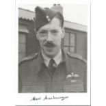 Sqn. Ldr. Eric William Seabourne WW2 Battle of Britain pilot signed 7 x 5 black and white portrait