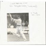 Famous International test Cricketers. 20+ signatures. Amongst the are Fairbrother, Fraser, Hick,