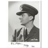 Wg. Cdr. Harbourne Mackay Stephen WW2 Battle of Britain pilot signed 7 x 5 black and white