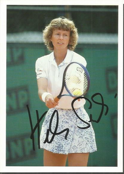Helena Sukova Tennis star signed colour 6 x 4 inch photo. During her career, she won 14 Grand Slam