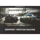 Porsche Team Dempsey Proton Racing 12x8 Photo Signed By 3. Good condition.