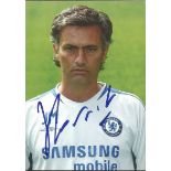 Jose Mourinho Man Utd football manager signed colour 6 x 4 inch photo. Good condition.