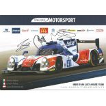 Greaves Racing 12 x 8 Photo Signed By 3. Le Mans Series. Good condition.