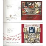 Royal Mail FDC collection. 44 covers 2005 - 2006. Includes Trooping the Colour, Motorcycles,