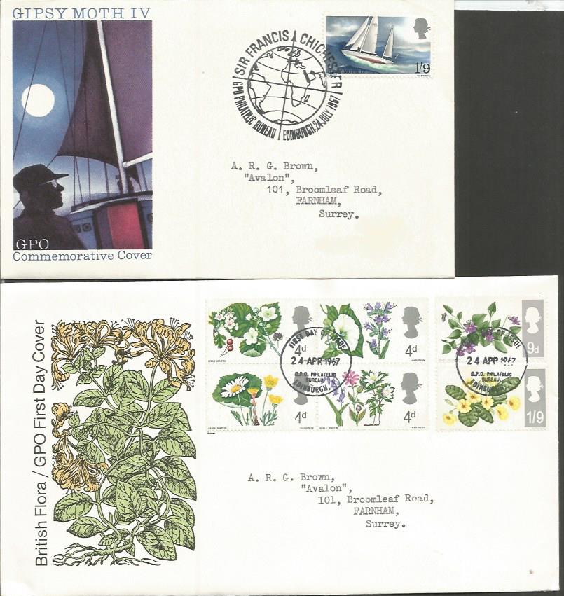 Post Office FDC collection. 60+ covers 1875 - 1973. Includes 3 Queen Victoria covers, 1953 - Image 3 of 6