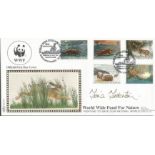 Fiona Fullerton signed Benham official 1992 Wintertime WWF BLCS70 FDC. Good condition. All signed