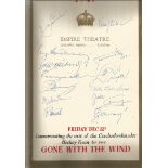 Czech 1947 hockey team 14 signatures on Empire Theatre album page. Good condition. All signed