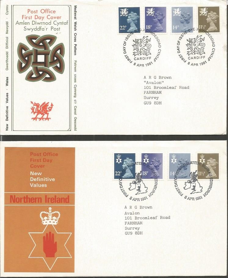 Post Office First Day Cover collection. 78 covers 1981 - 1977. Includes 1969 Concorde Filton FDI,