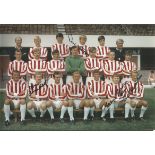 Stoke City 1960s, Colour 12 X 8 Photo Depicting A Superb Squad Image Of Stoke City, Circa Late