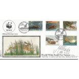 Michaela Strachen signed Benham official 1992 Wintertime WWF BLCS70 FDC. Good condition. All