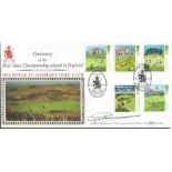 Greg Norman signed Benham 1994 Golf official Centenary of the First Open Championship played in