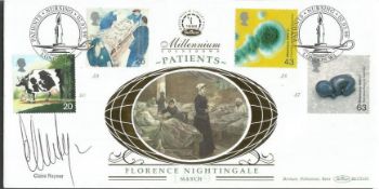 Claire Rayner signed Benham official 1999 Millennium Countdown Patients BLCS153 FDC. Good condition.