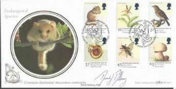David Bellamy signed Benham official 1998 Endangered Species BLCS137 FDC. Good condition. All signed