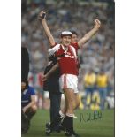 Norman Whiteside 1985, Colour 12 X 8 Photo Depicting Manchester United's Norman Whiteside