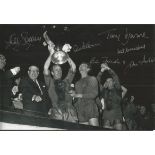 Manchester United 1968, B/W 12 X 8 Photo Depicting Manchester United Captain Bobby Charlton