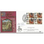 Ellis Peters signed Benham official 1991 Christmas booklet Second Cadfael omnibus BLCS69 FDC. Good