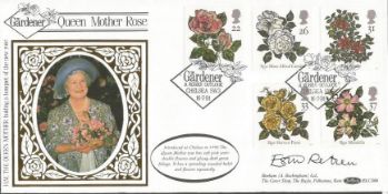 Esther Rantzen signed Benham official Queen Mother Rose 1991 BLCS66 FDC. Good condition. All
