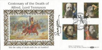 Tennyson signed Benham 1992 official Centenary of the Death of Alfred, Lord Tennyson BLCS73 FDC.