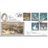 Clare Francis MBE signed Benham official 1998 Lighthouses Grace Darling Heroine of the Farne Islands