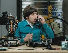 Simon Helberg signed 10 x 8 colour photo from The Big Bang Theory. Good condition. All signed