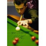 Mark Selby signed 10 x 8 colour photo of the English reigning snooker champion. Good condition.